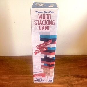 NEW. Wembley Wood Stacking “Truth or Dare”, Game. Choose your fate.